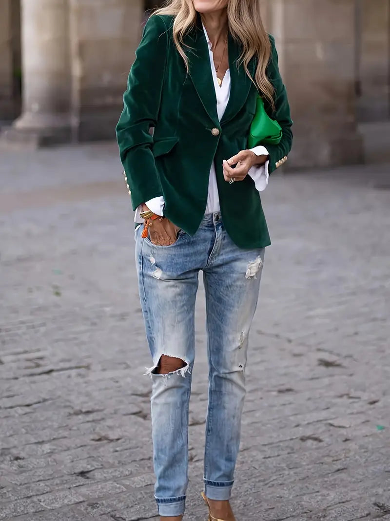Boudreau | Classy Velvet Blazer