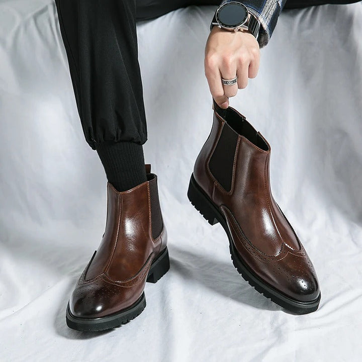 Grosso | Leather Chelsea Boots