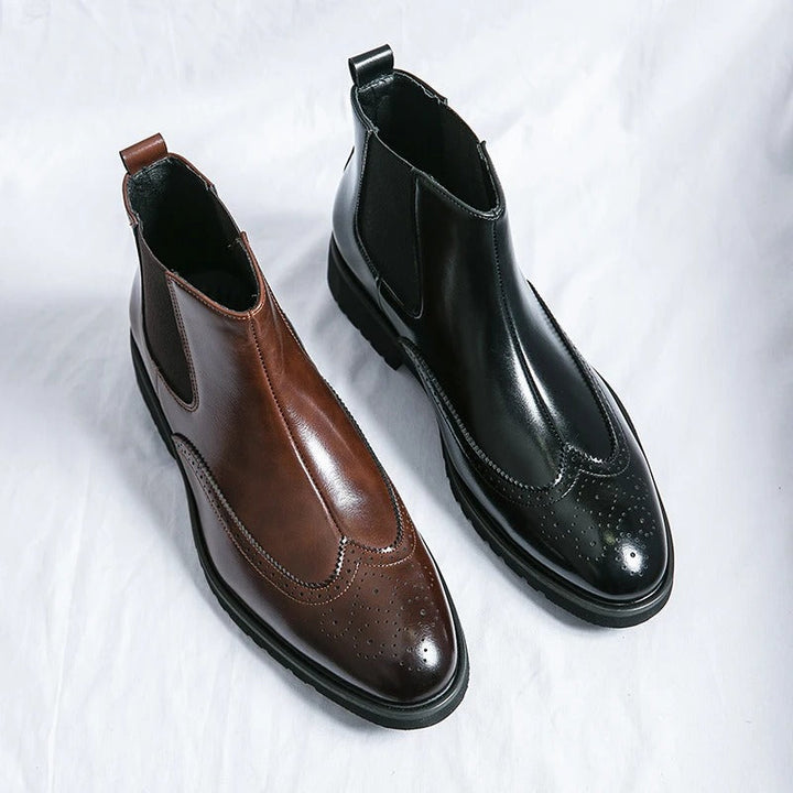 Grosso | Leather Chelsea Boots