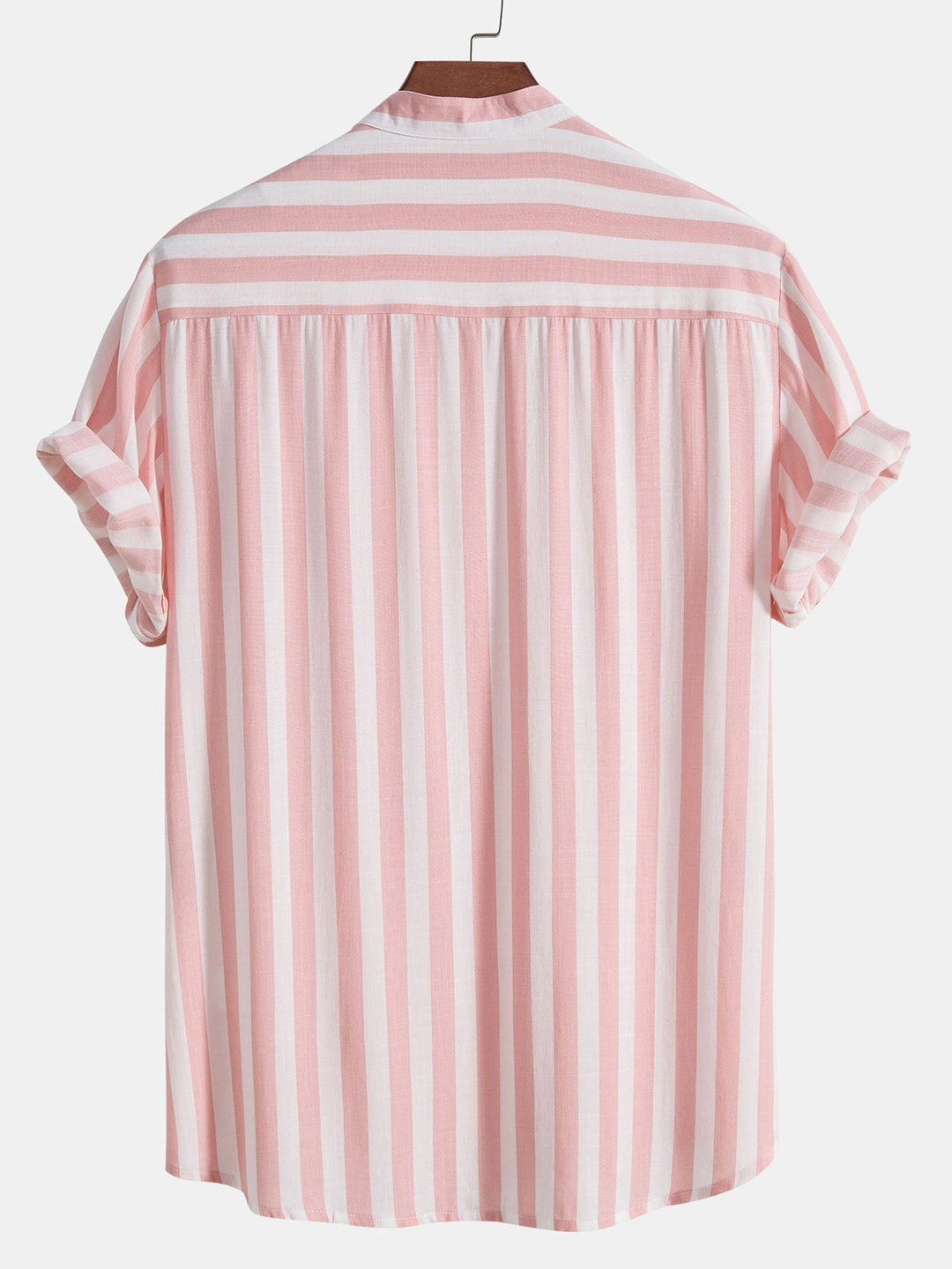 Kane | Striped Collar Shirt & Shorts