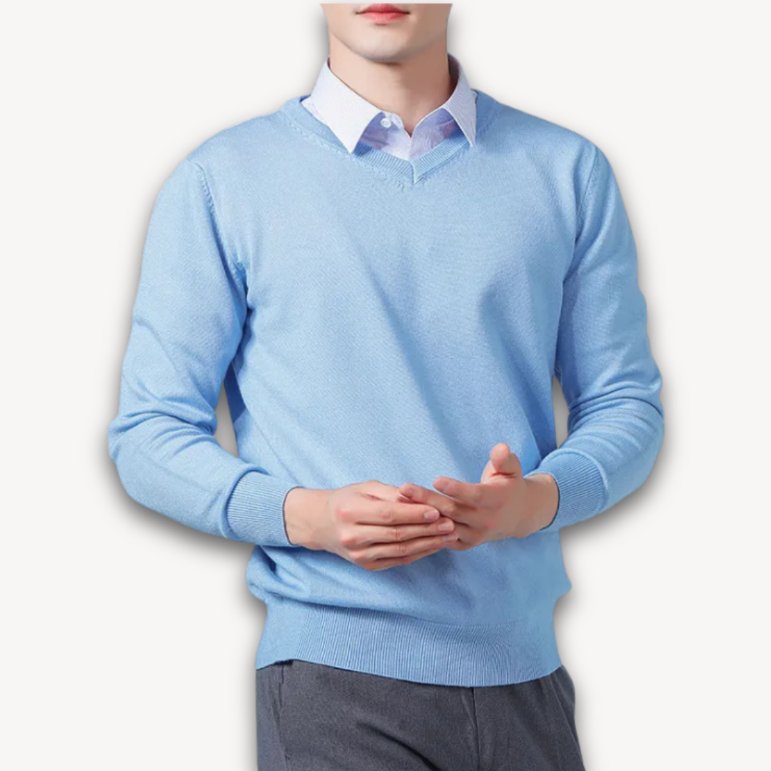 Valmont | Soft Cashmere V-Neck