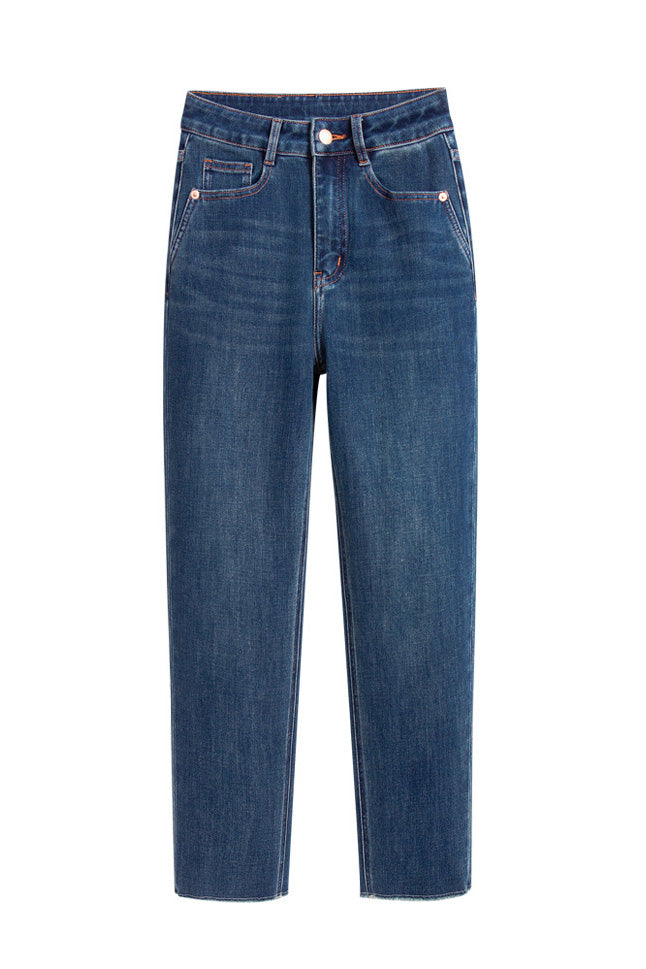 Celeste | Cropped Cigarette Denim