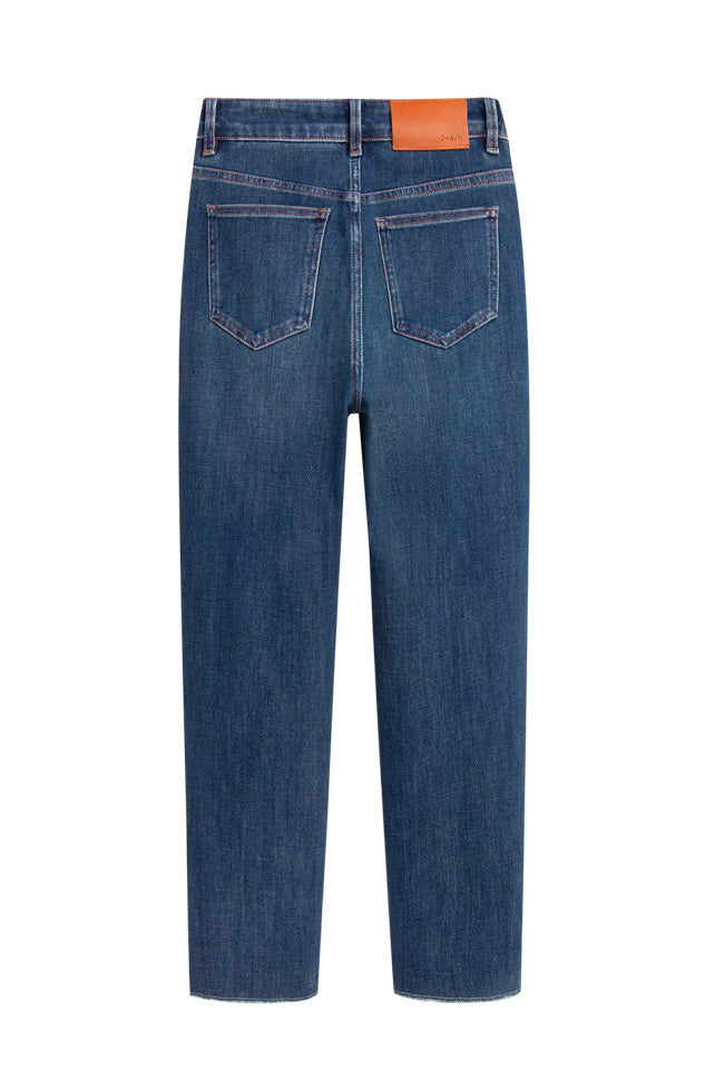 Celeste | Cropped Cigarette Denim