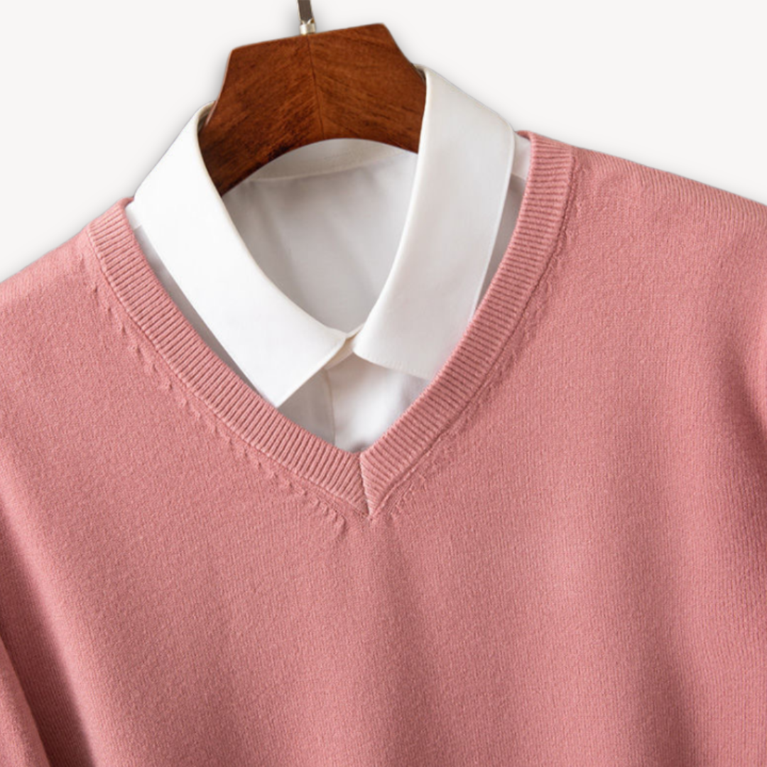 Valmont | Soft Cashmere V-Neck