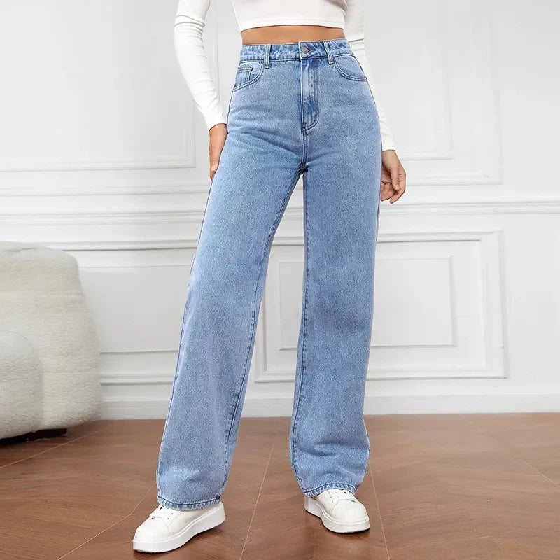 Sierra | High-Rise Straight Leg Jeans