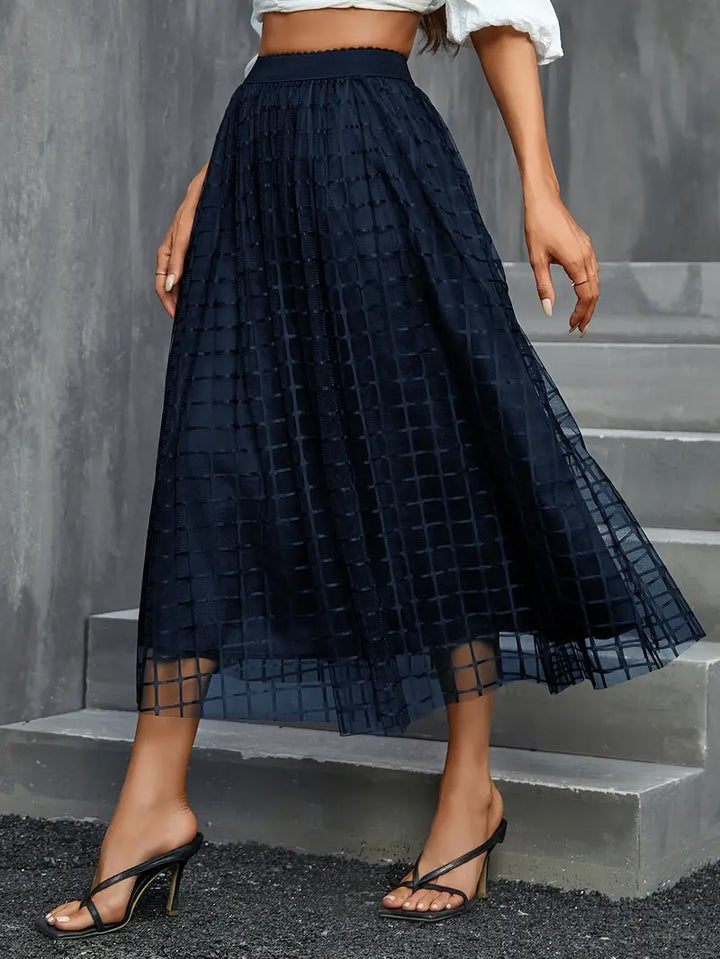 Elia | High Waist Midi Skirt