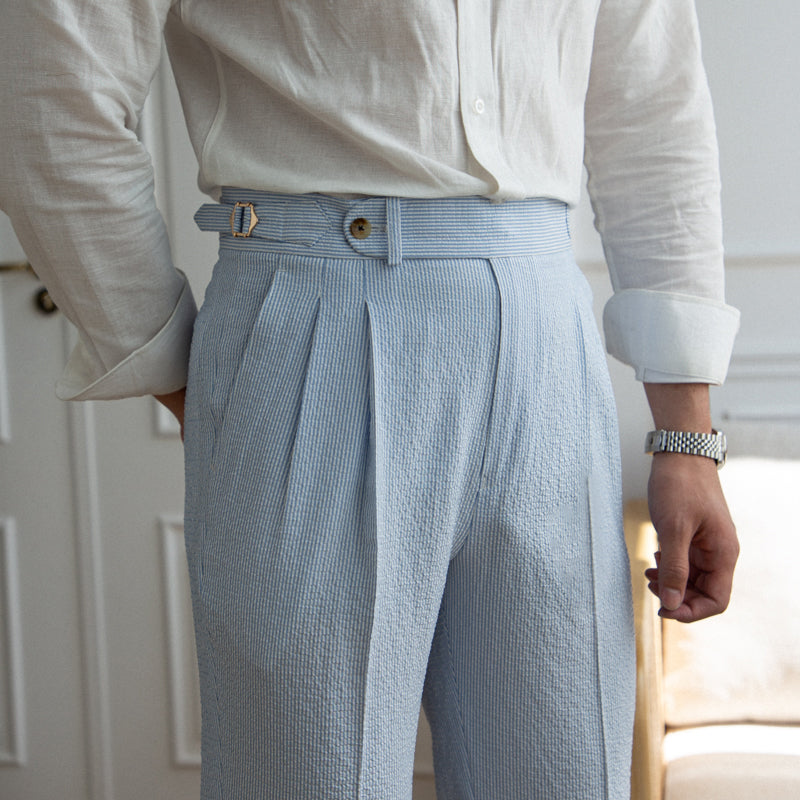 St. Tropez | Airy Pleated Trousers