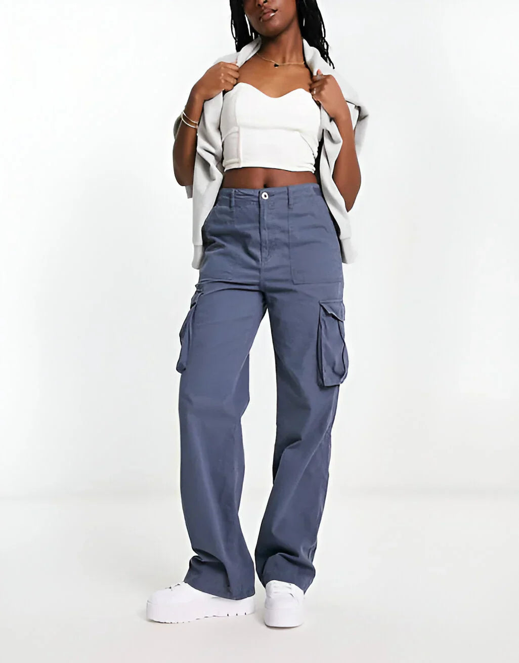 Lana | Adjustable Waist Cargo Pants