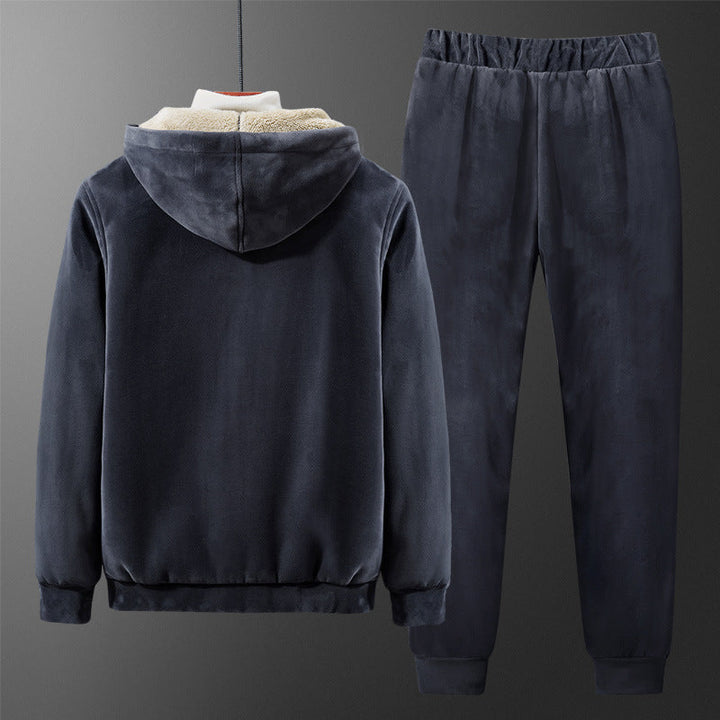 Del Piero | Suede Sherpa Set