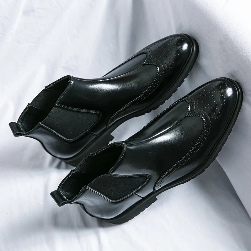 Grosso | Leather Chelsea Boots