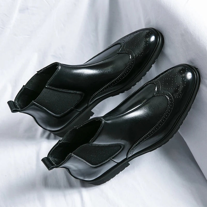 Grosso | Leather Chelsea Boots