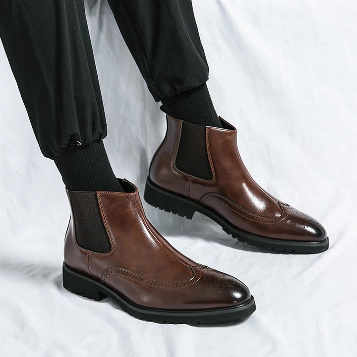 Grosso | Leather Chelsea Boots
