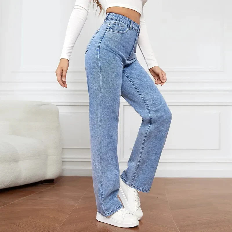 Sierra | High-Rise Straight Leg Jeans