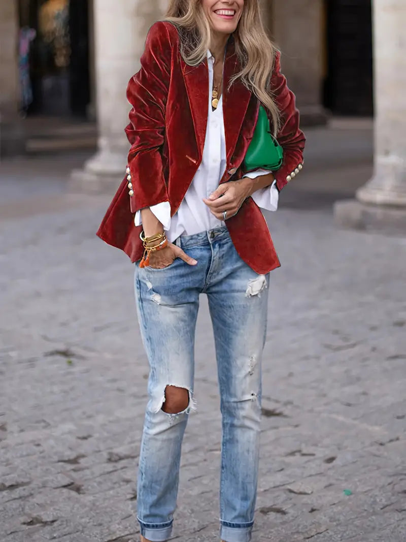 Boudreau | Classy Velvet Blazer