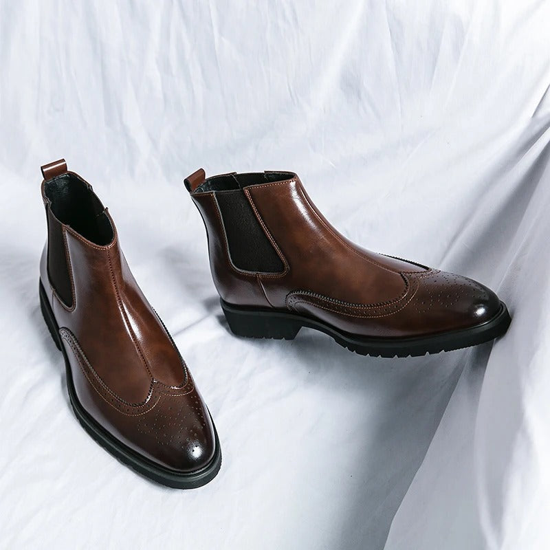 Grosso | Leather Chelsea Boots