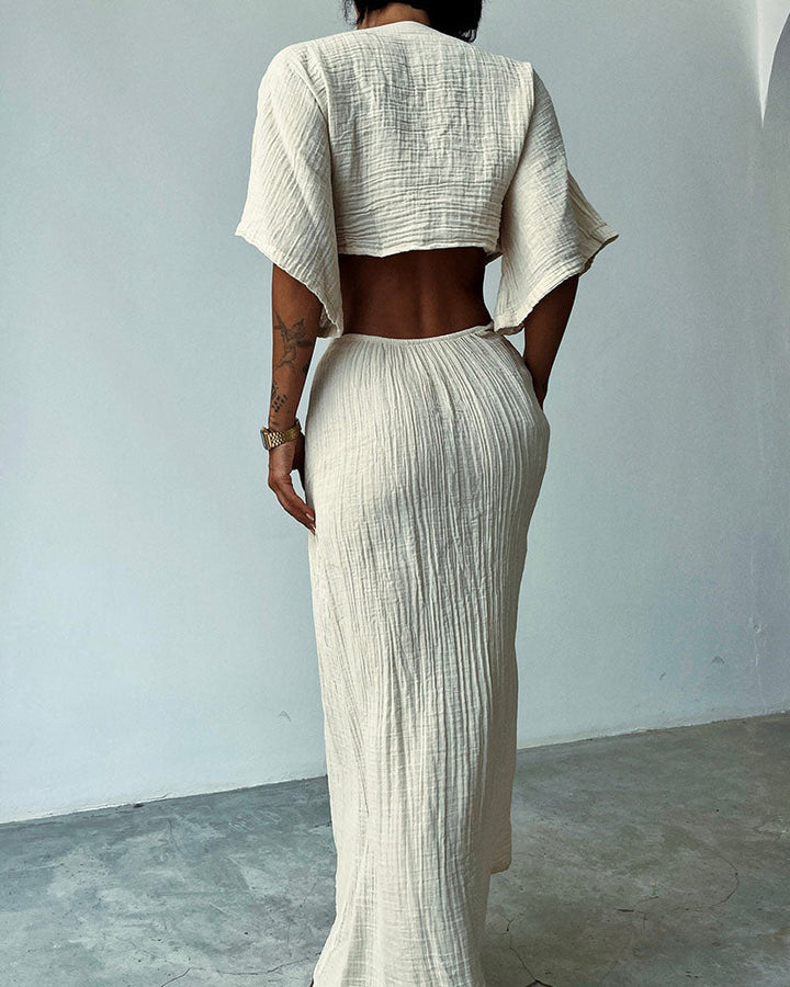 Sabrina | Luxe Linen Maxi