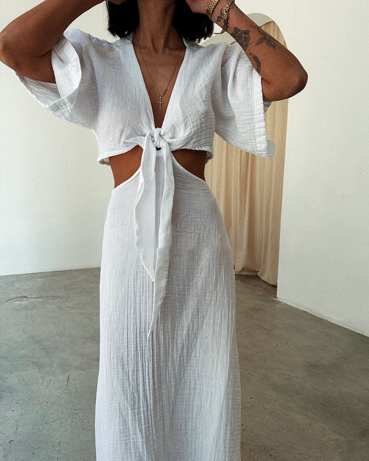 Sabrina | Luxe Linen Maxi