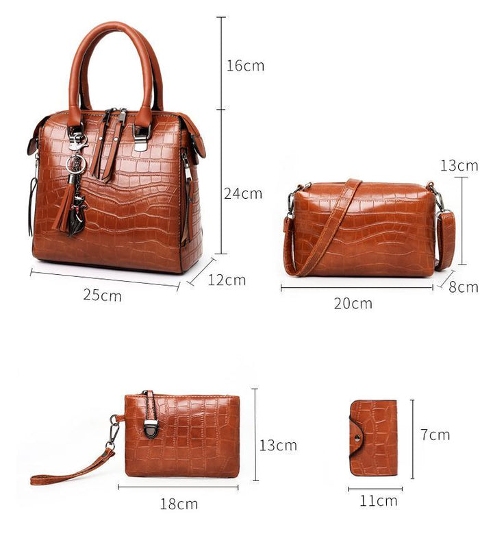 Helda | Premium Leather Bag Set