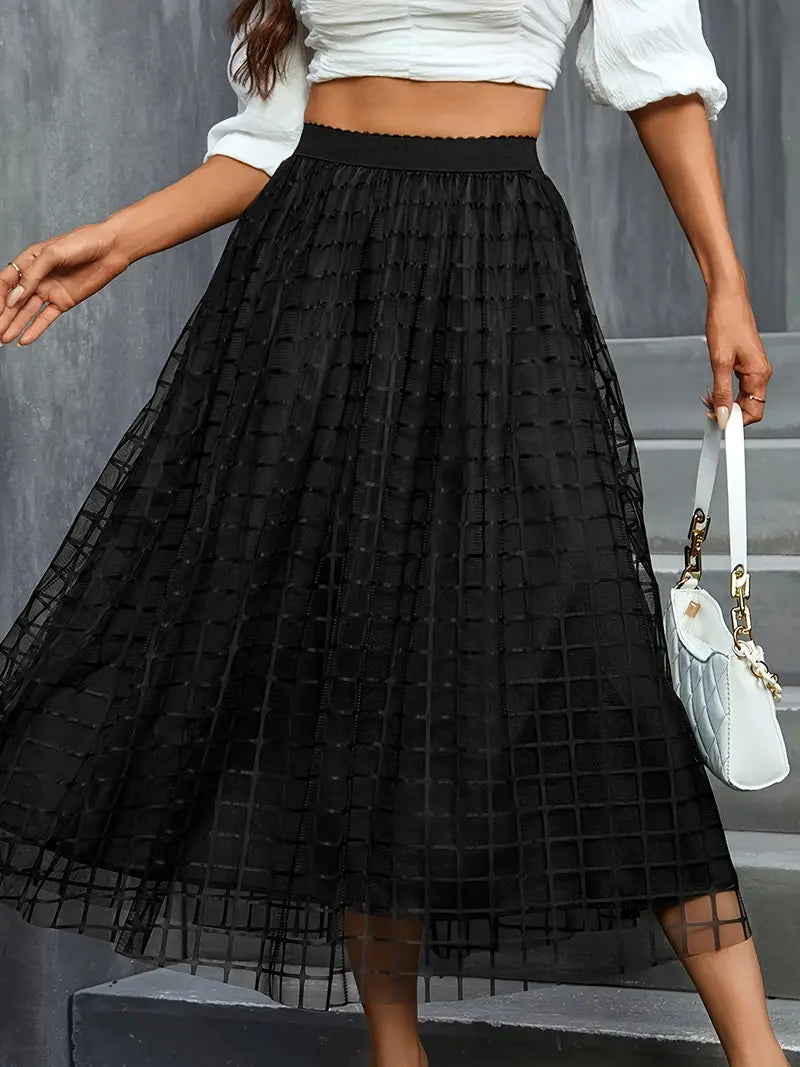 Elia | High Waist Midi Skirt