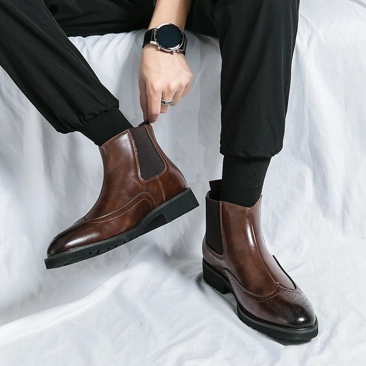Grosso | Leather Chelsea Boots