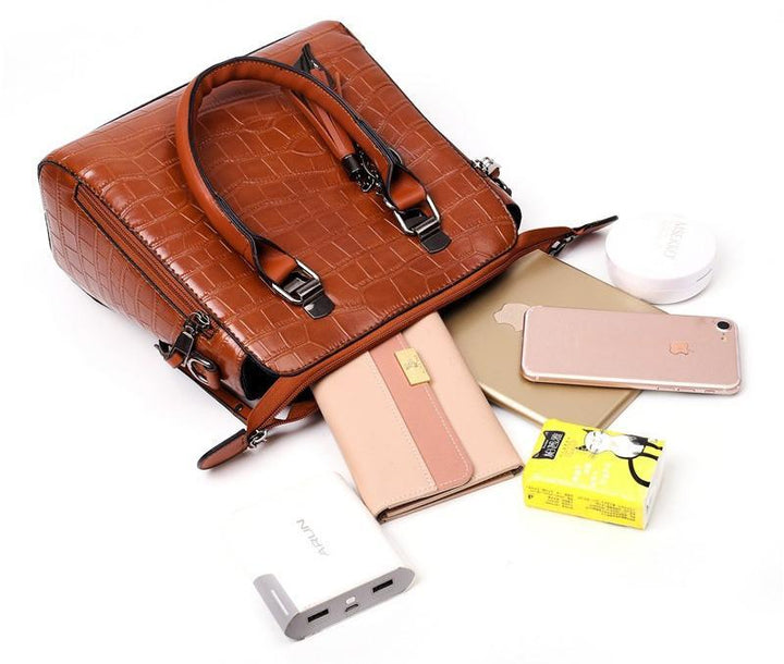 Helda | Premium Leather Bag Set