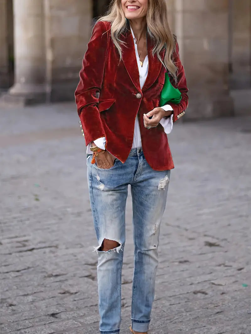 Boudreau | Classy Velvet Blazer