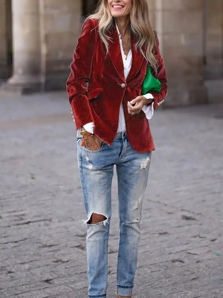 Boudreau | Classy Velvet Blazer