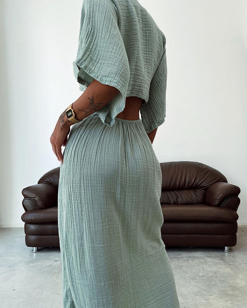 Sabrina | Luxe Linen Maxi