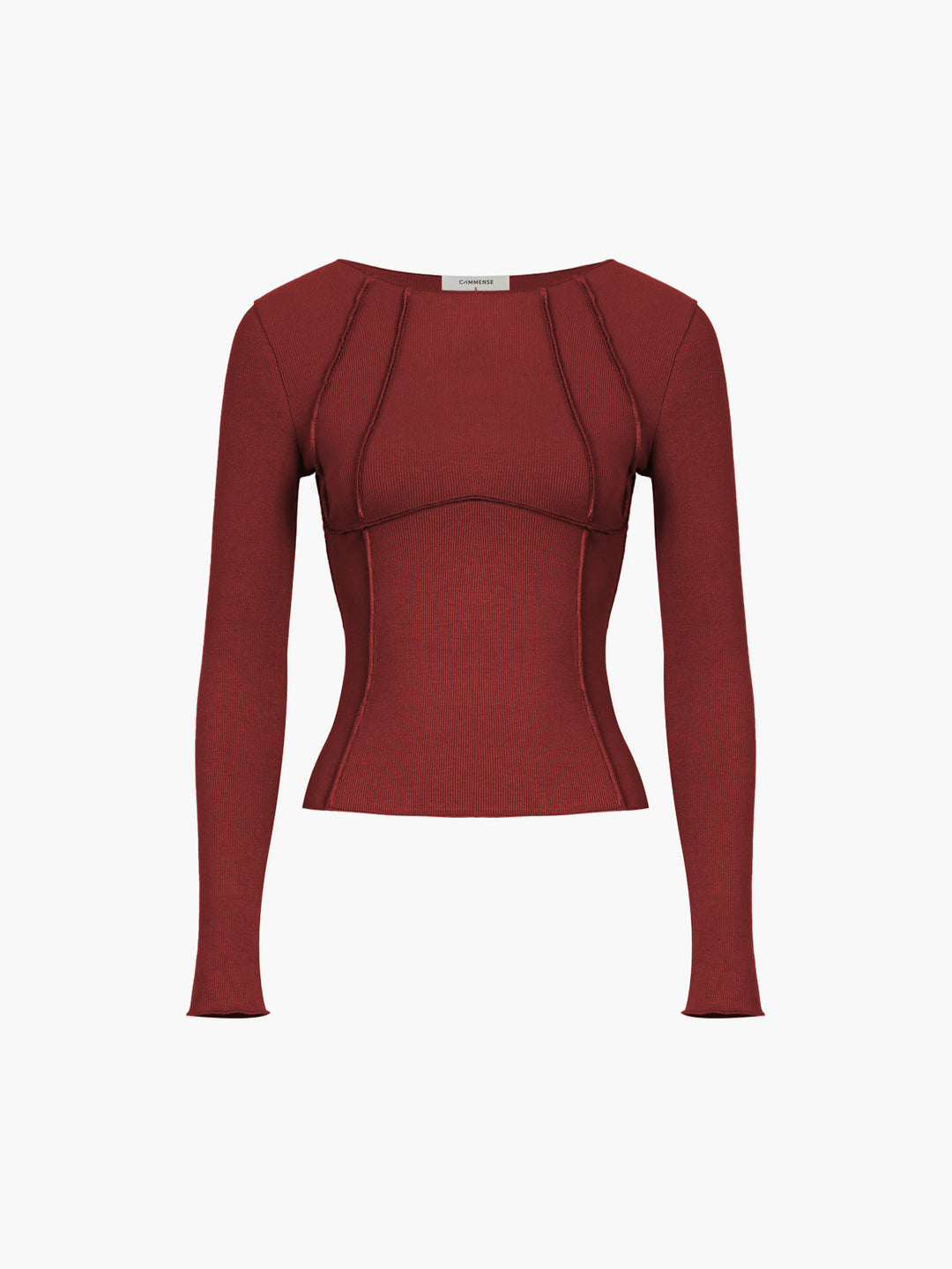 Basic Piping Long Sleeve Top