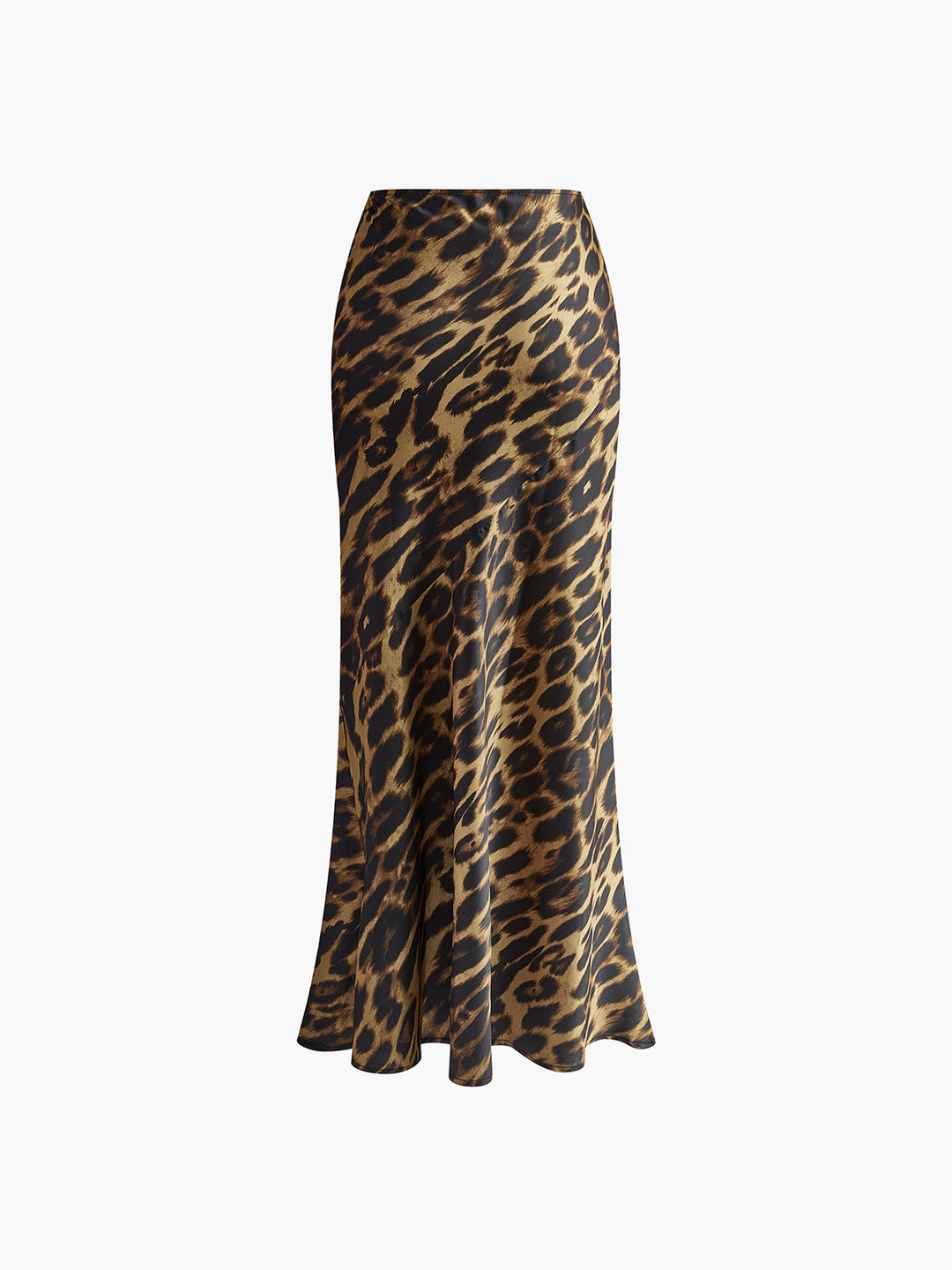 Anna | Slim Leopard Maxi Skirt