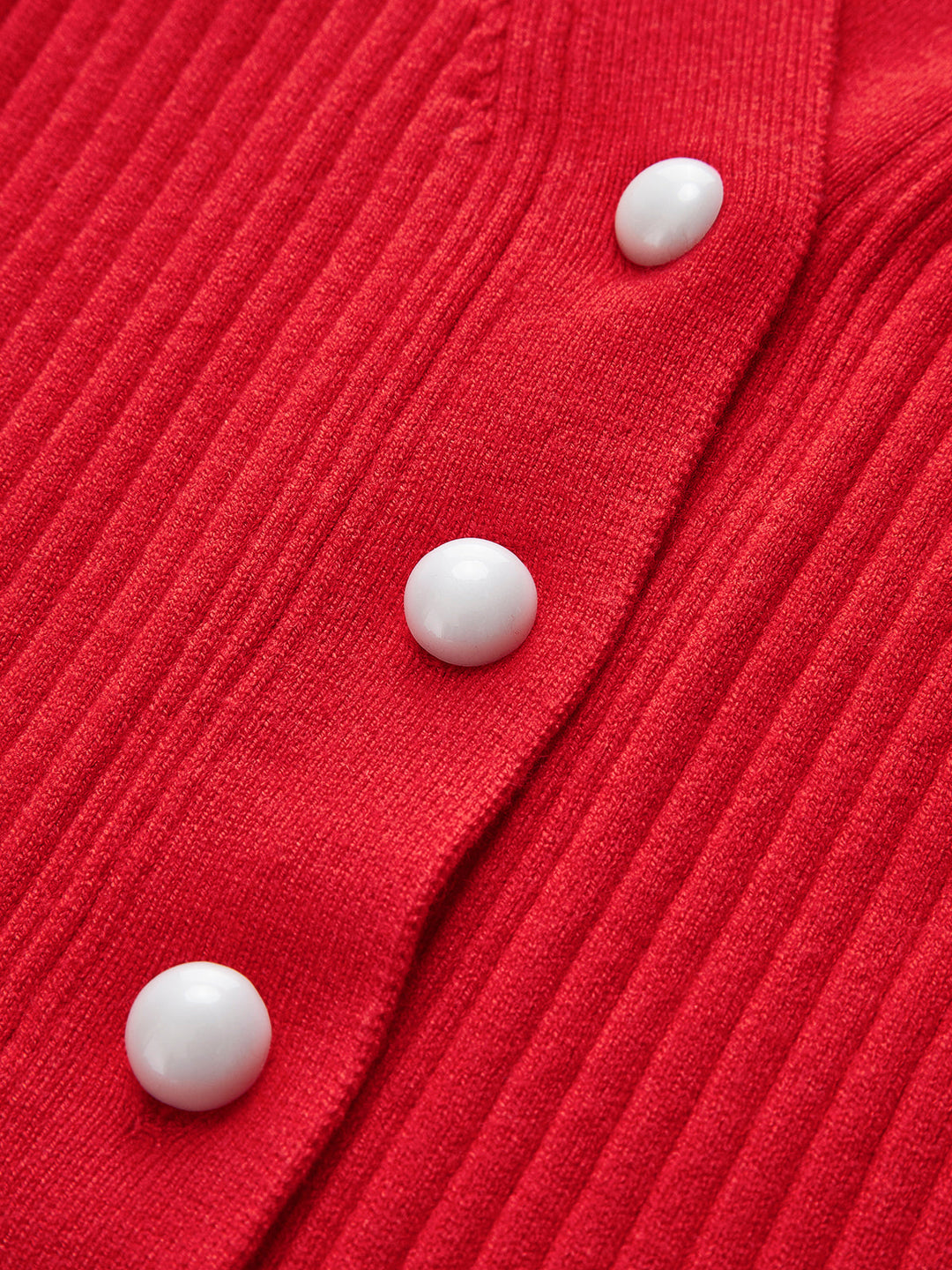 Rina | Pearl Button Cardigan