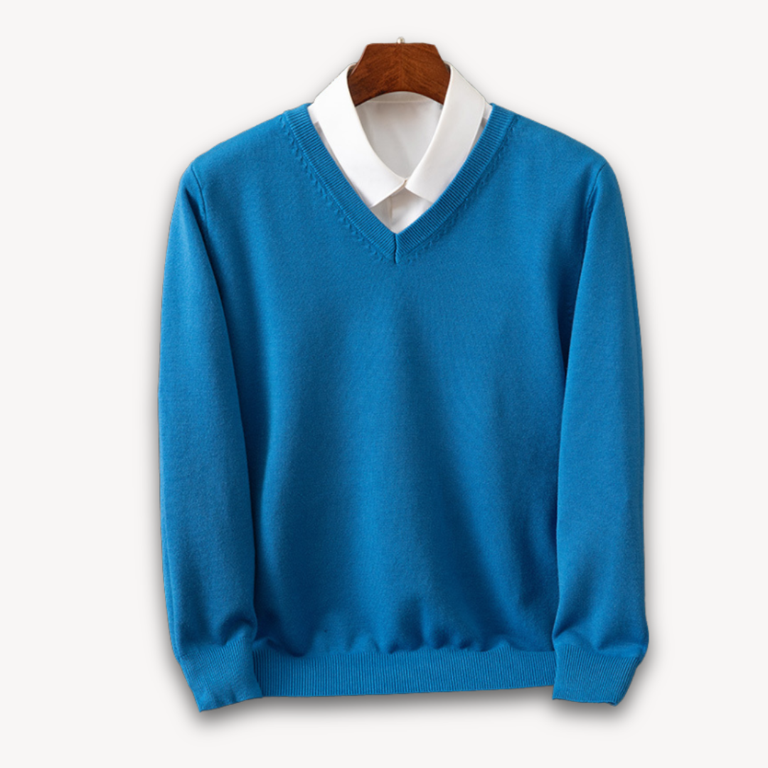 Valmont | Soft Cashmere V-Neck