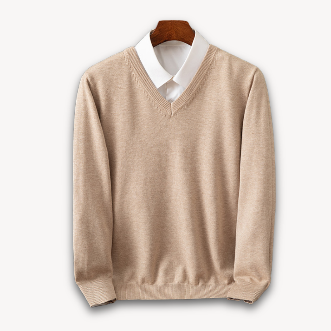 Valmont | Soft Cashmere V-Neck
