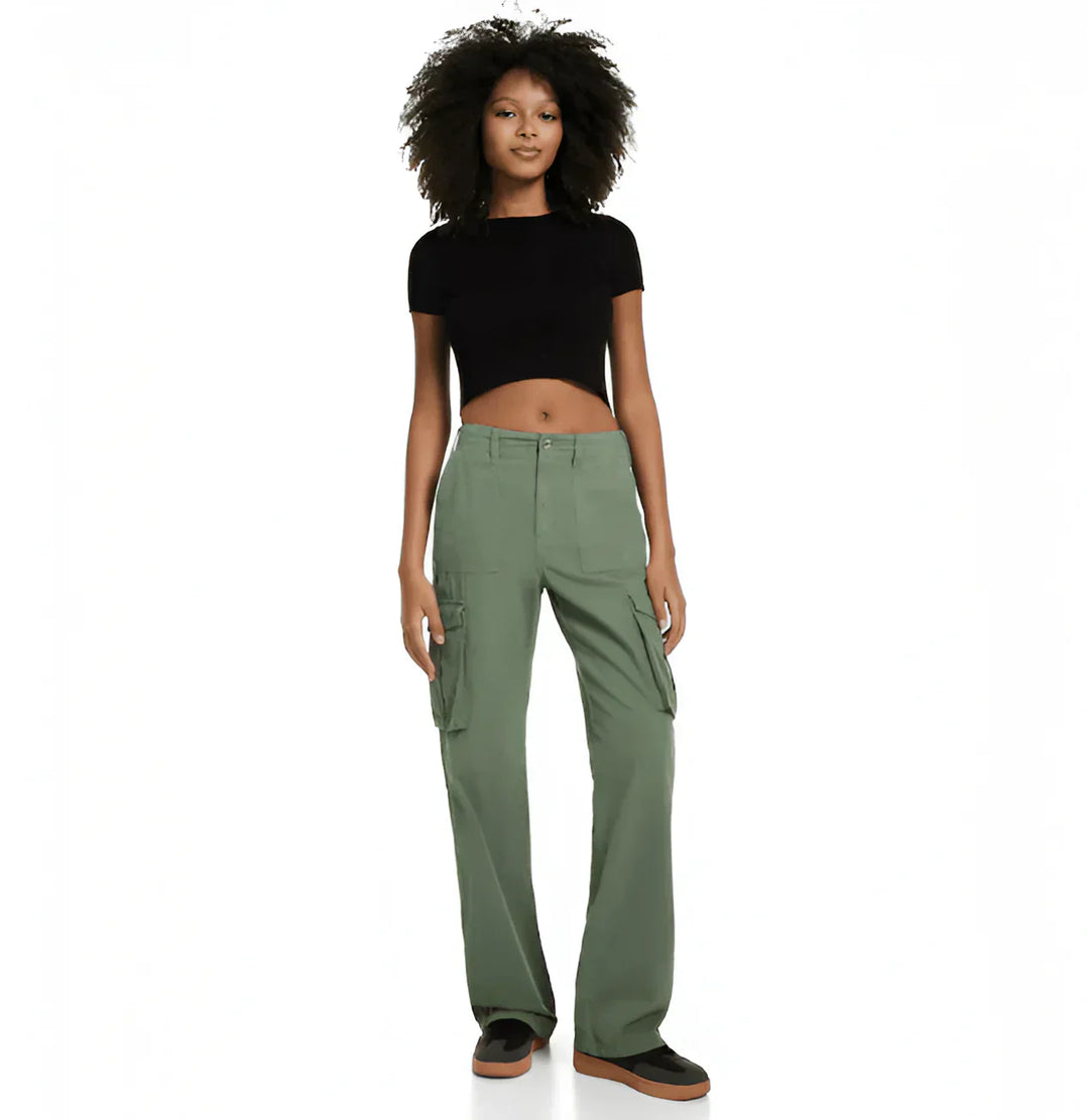 Lana | Adjustable Waist Cargo Pants