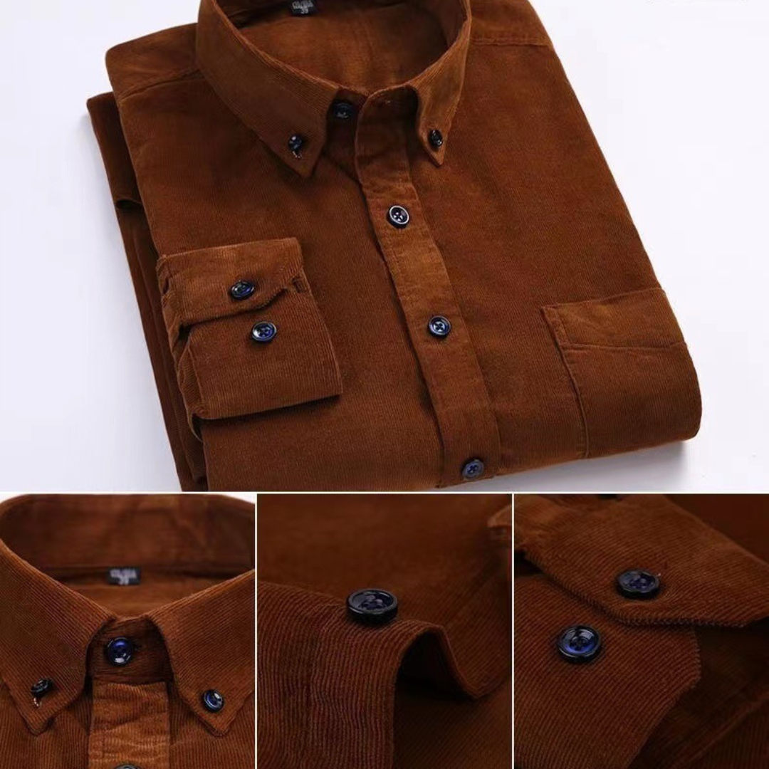 Monte | Pure Corduroy Cotton Shirt