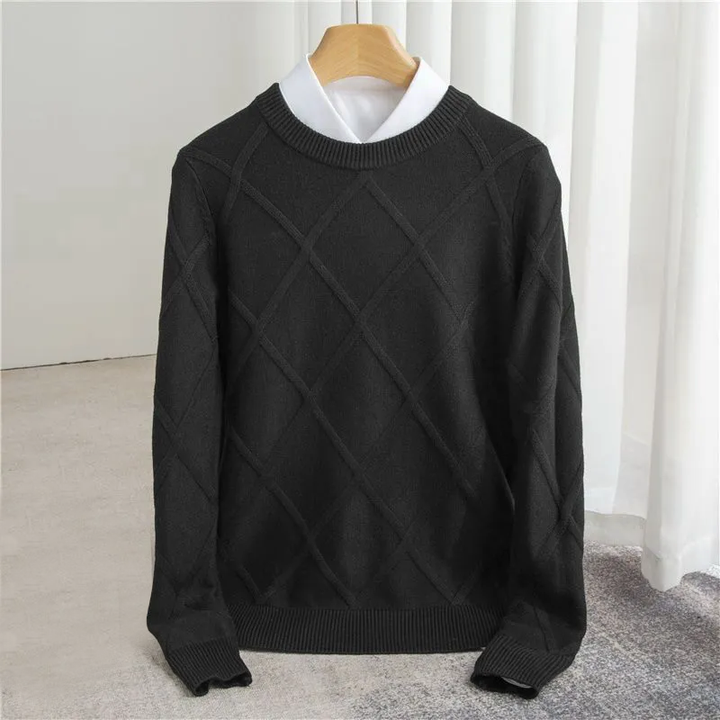 Beaumont | Cashmere Argyle Sweater