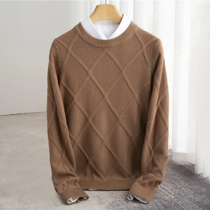 Beaumont | Cashmere Argyle Sweater