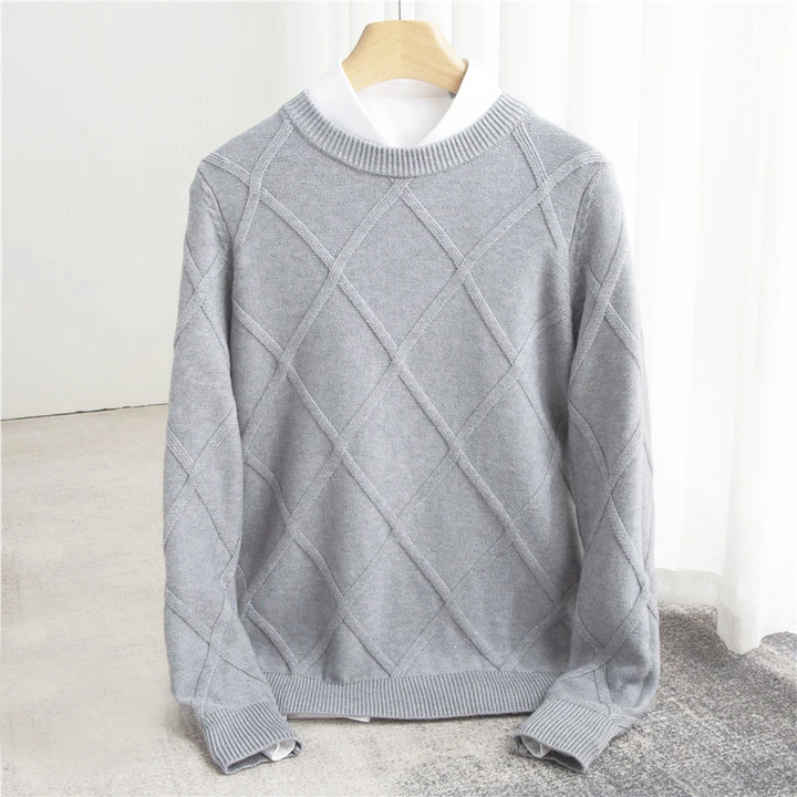 Beaumont | Cashmere Argyle Sweater