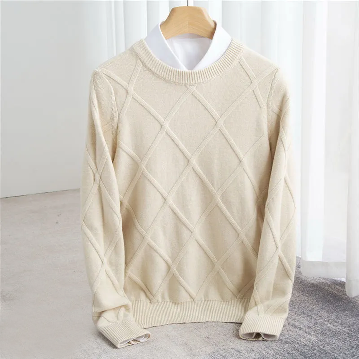 Beaumont | Cashmere Argyle Sweater