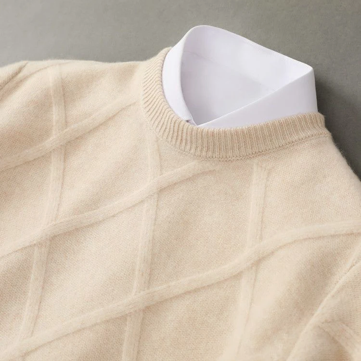 Beaumont | Cashmere Argyle Sweater