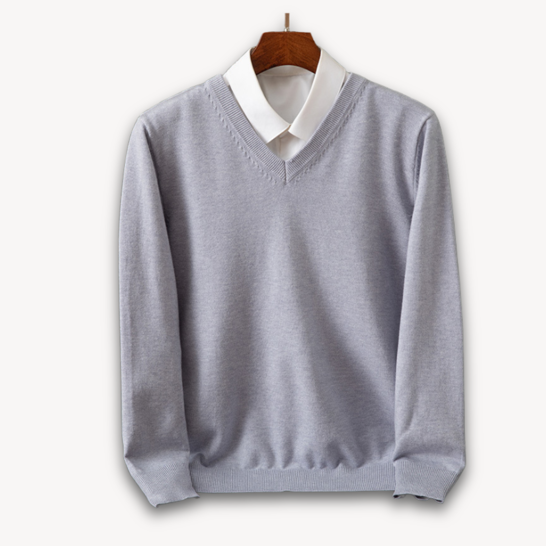 Valmont | Soft Cashmere V-Neck