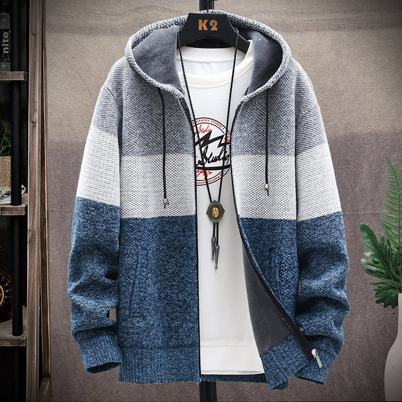 Hendrix | Hooded Patchwork Zipper