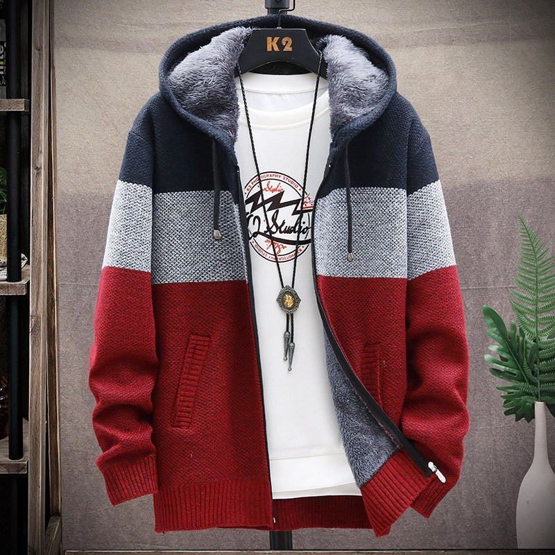 Hendrix | Hooded Patchwork Zipper