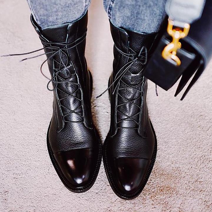 Renelle | Lace-Up Boots