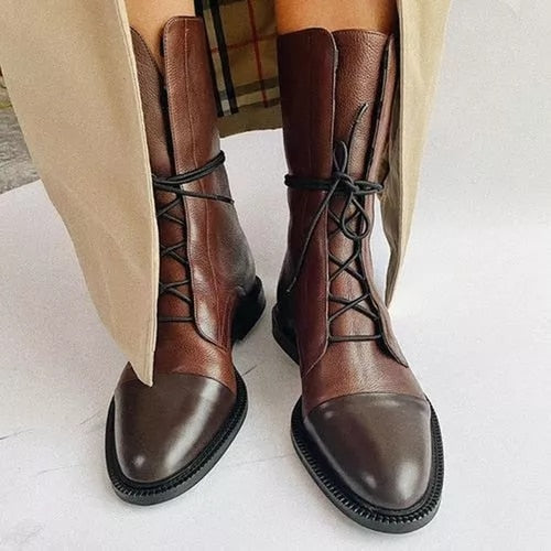 Renelle | Lace-Up Boots