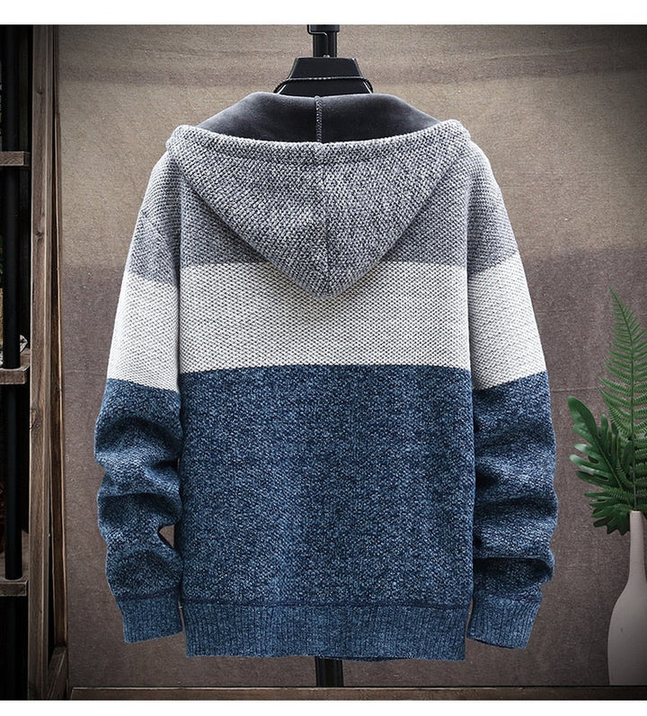 Hendrix | Hooded Patchwork Zipper