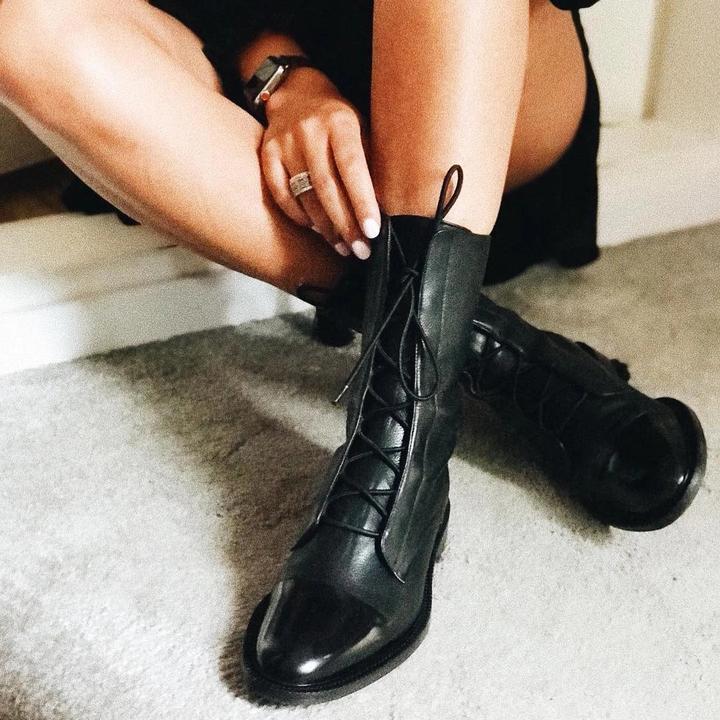 Renelle | Lace-Up Boots