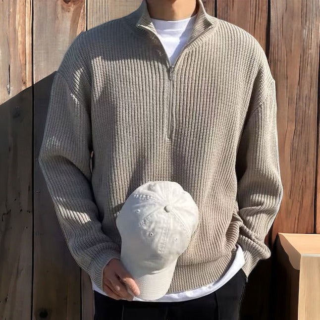 Arnie | Country Club Zip Sweater