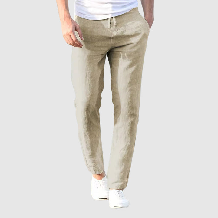 Dan | Coastal Cotton-Linen Pants