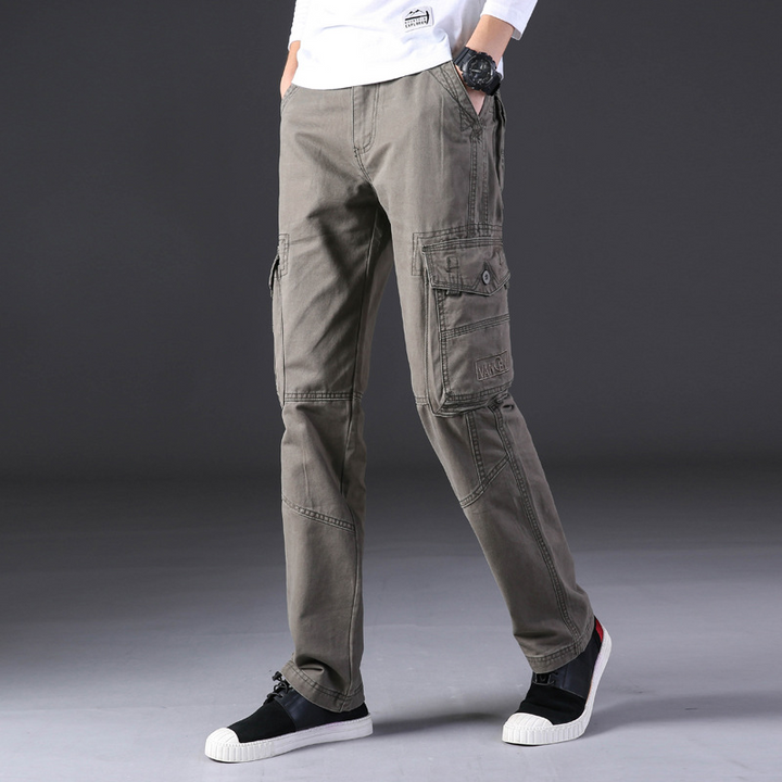 Sim | Rugged Cotton Cargo Pants